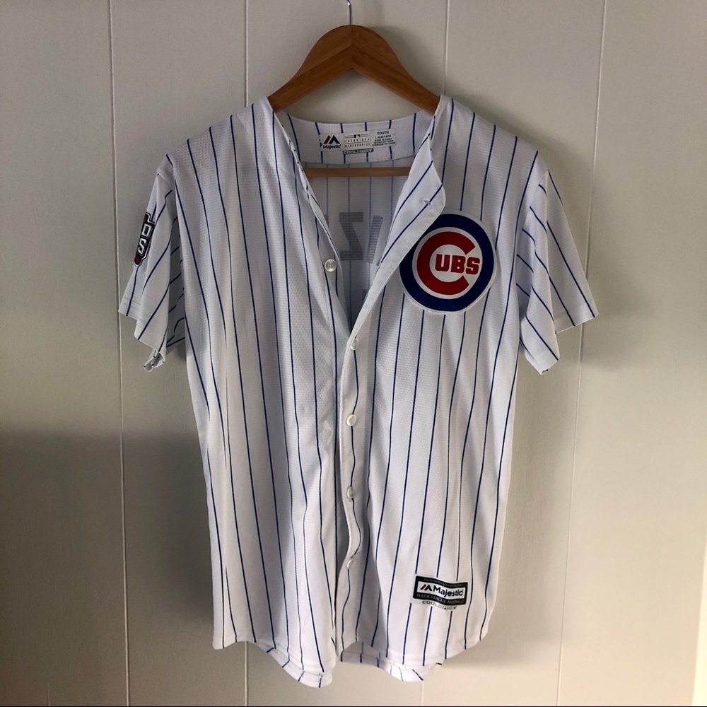 Chicago Cubs Youth L Rizzo Jersey